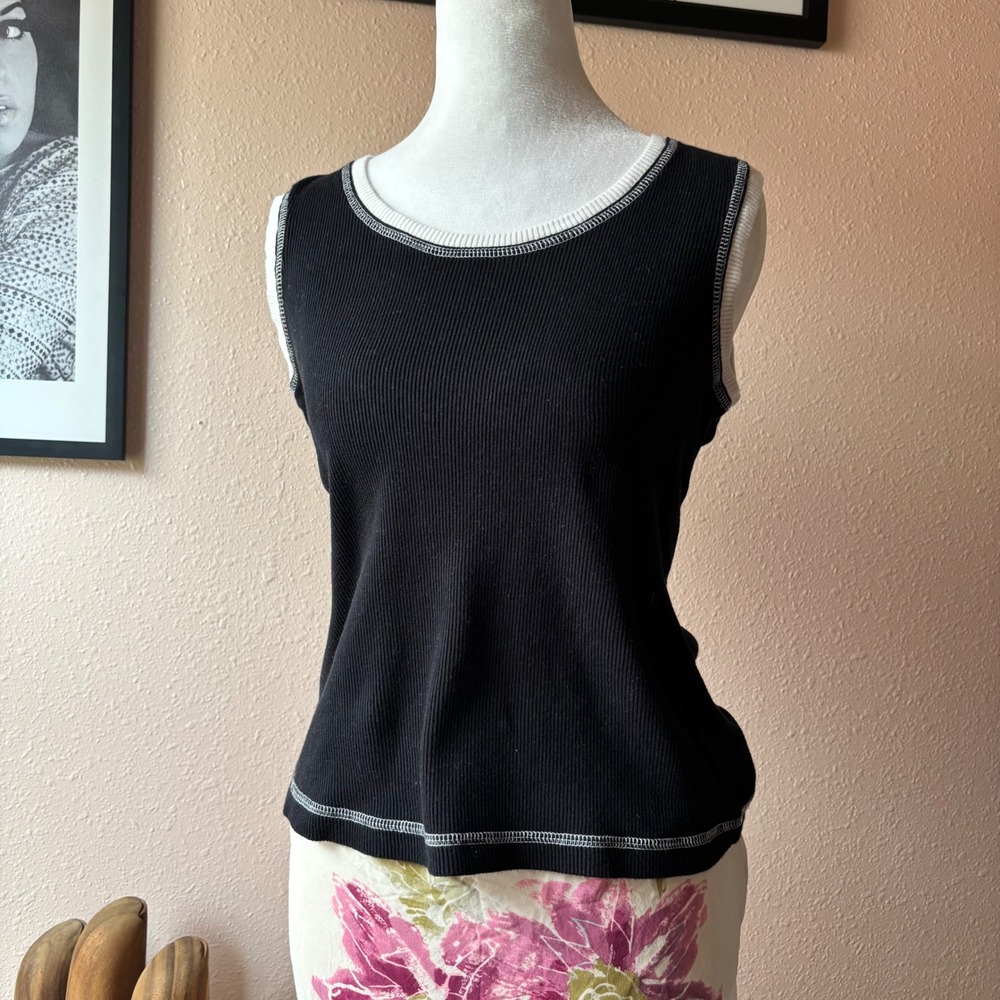 2000s Yoga Pilates Cotton Tank Top